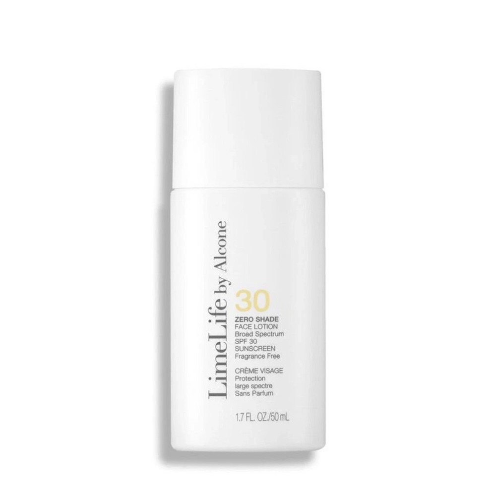 LimeLife Zero Shade Face Lotion · Broad Spectrum SPF 30 Sunscreen New in Box!